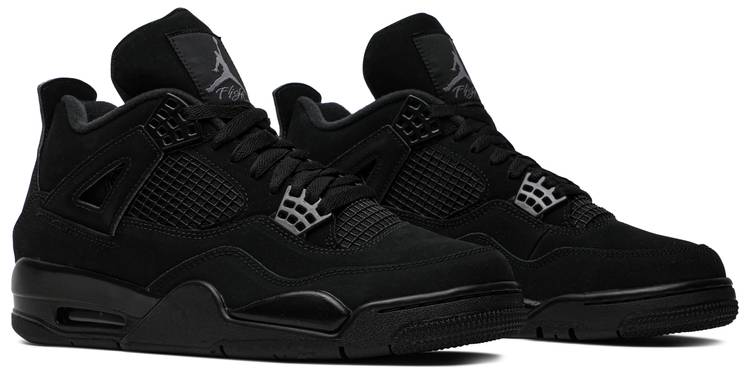 retro 4 black jordans