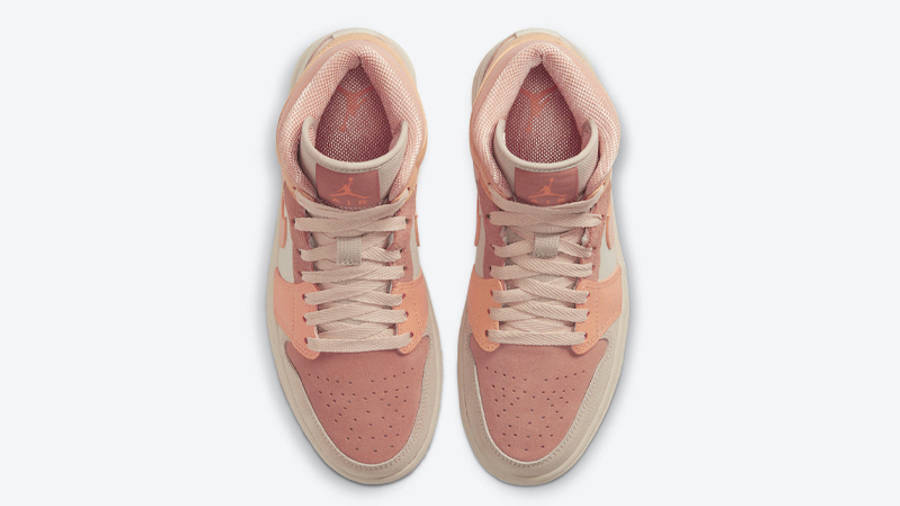 wmns 1 mid apricot orange