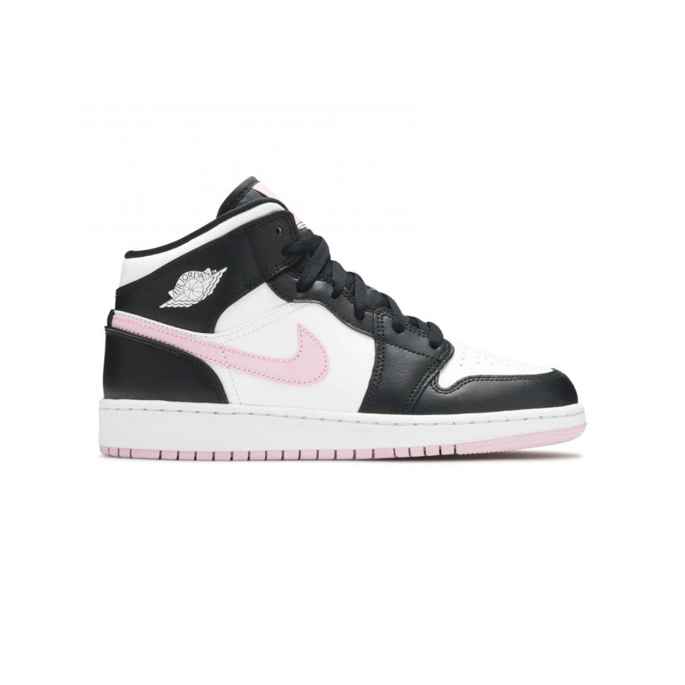 pink and white jordans 10