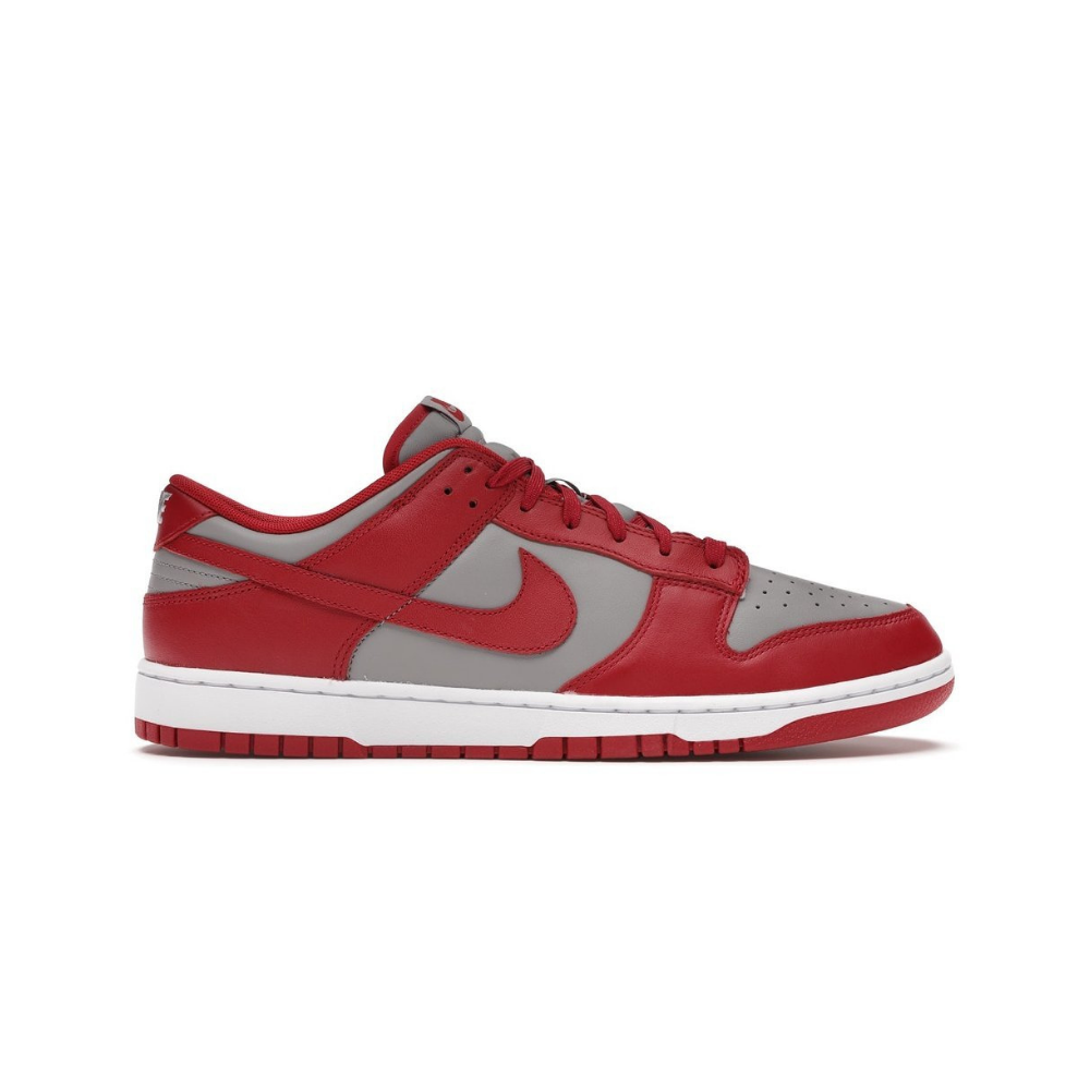 נעלי נייק דאנק | Nike Dunk Low Retro Grey Varsity Red