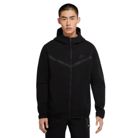 בגדי Nike Sportswear Tech Fleece – סווטשירט שחור נייק טק פליז