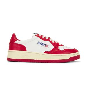 נעלי Autry Medalist Low Sneakers White Red