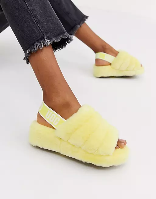 נעלי האג | מגפי האג Ugg Fluff Yeah Slides