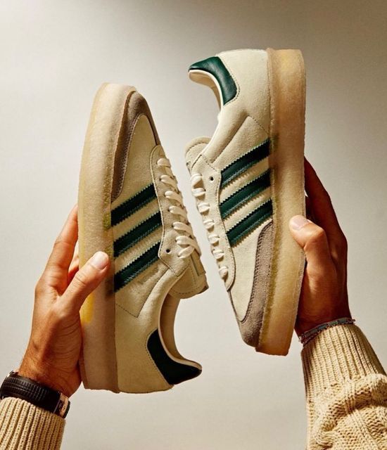 נעלי אדידס סמבה | Adidas x Clarks 8th Street Samba White Green