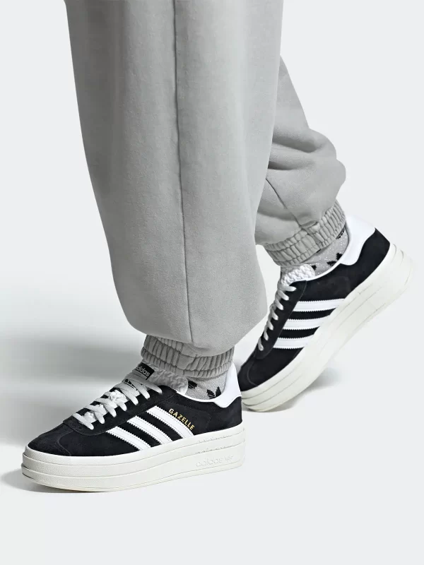 נעלי אדידס גאזל | Adidas Originals Gazelle Black White