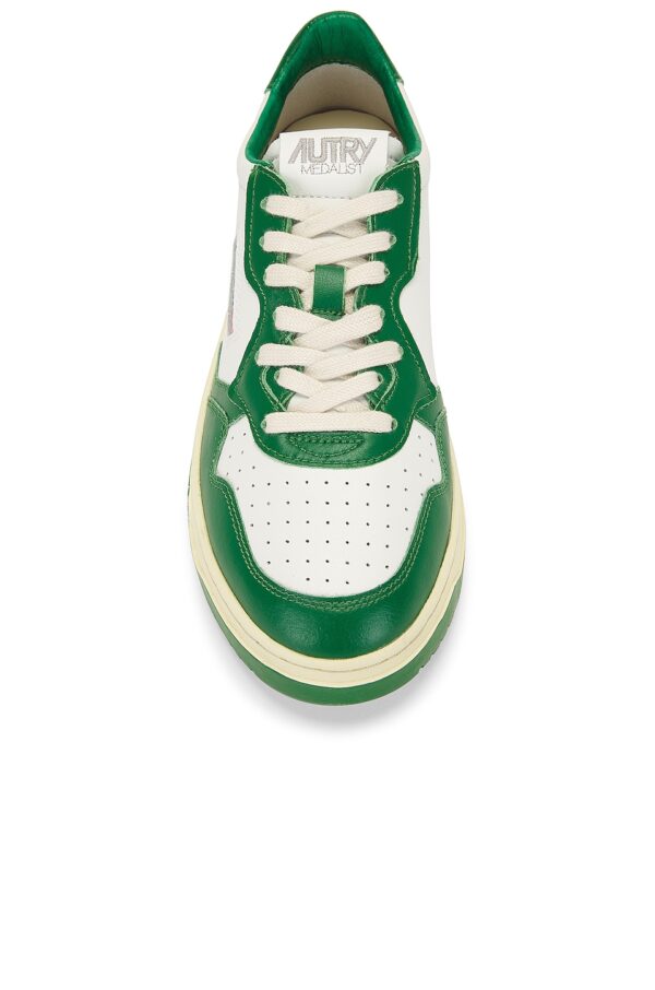 נעלי Autry Medalist Low Sneaker White Green